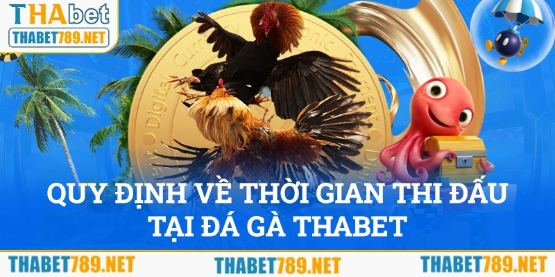 Quy định về thời gian thi đấu tại đá gà Thabet 